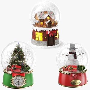 Detailed Snow Globes Collection
