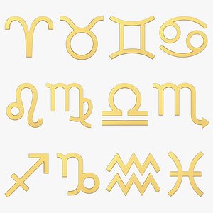 Astrological Signs 3D