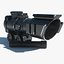 3D Weapon Set Collimator Scope and Silencer HP