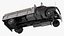 Chevrolet Kodiak C6500 Open-Bed Transport Truck Black-Gray Rigged for Maya