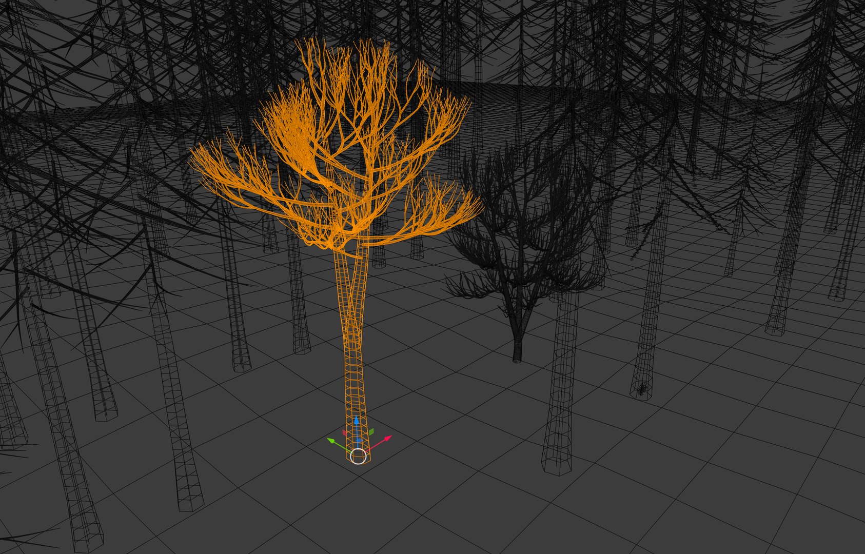 Forest Landscape With 3 Types Of Trees 3D Model - TurboSquid 1818994