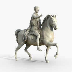 3D model Marcus Aurelius Equestrian Statue