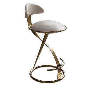 3D Industrial bar stool