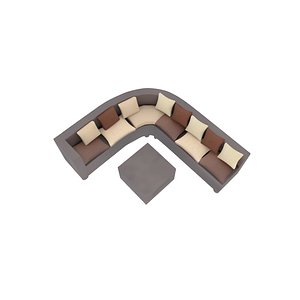 3D model sofa