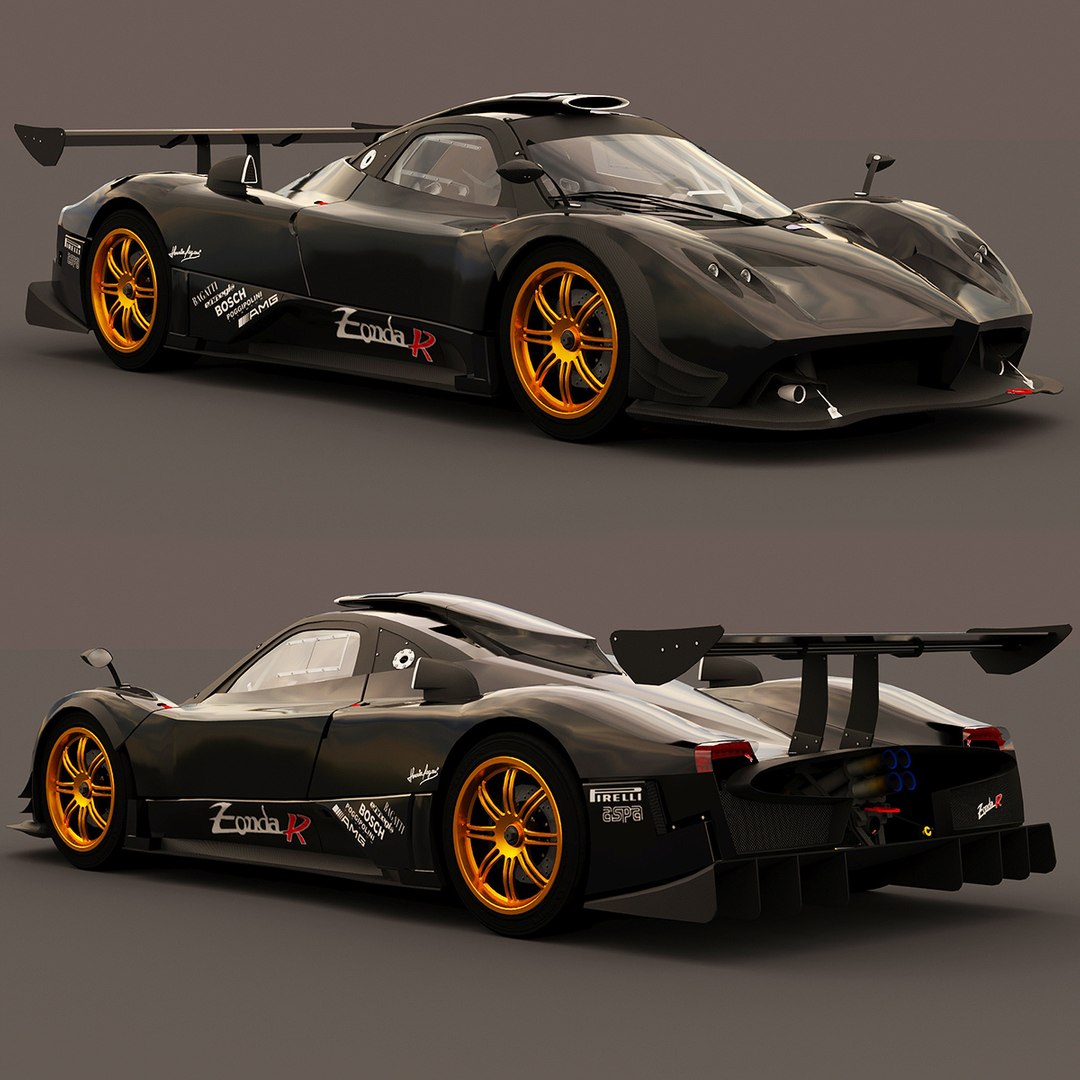 PAGANI DESIGN パガーニ パガーニ ゾンダ R 20083Dモデル - TurboSquid 2223072