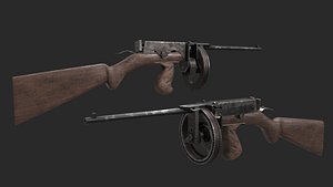 3D evelyn owen homemade smg model