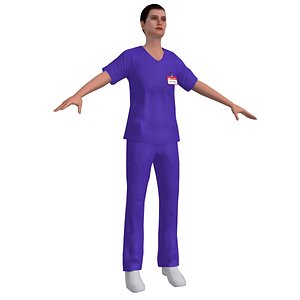 nurse 3d model