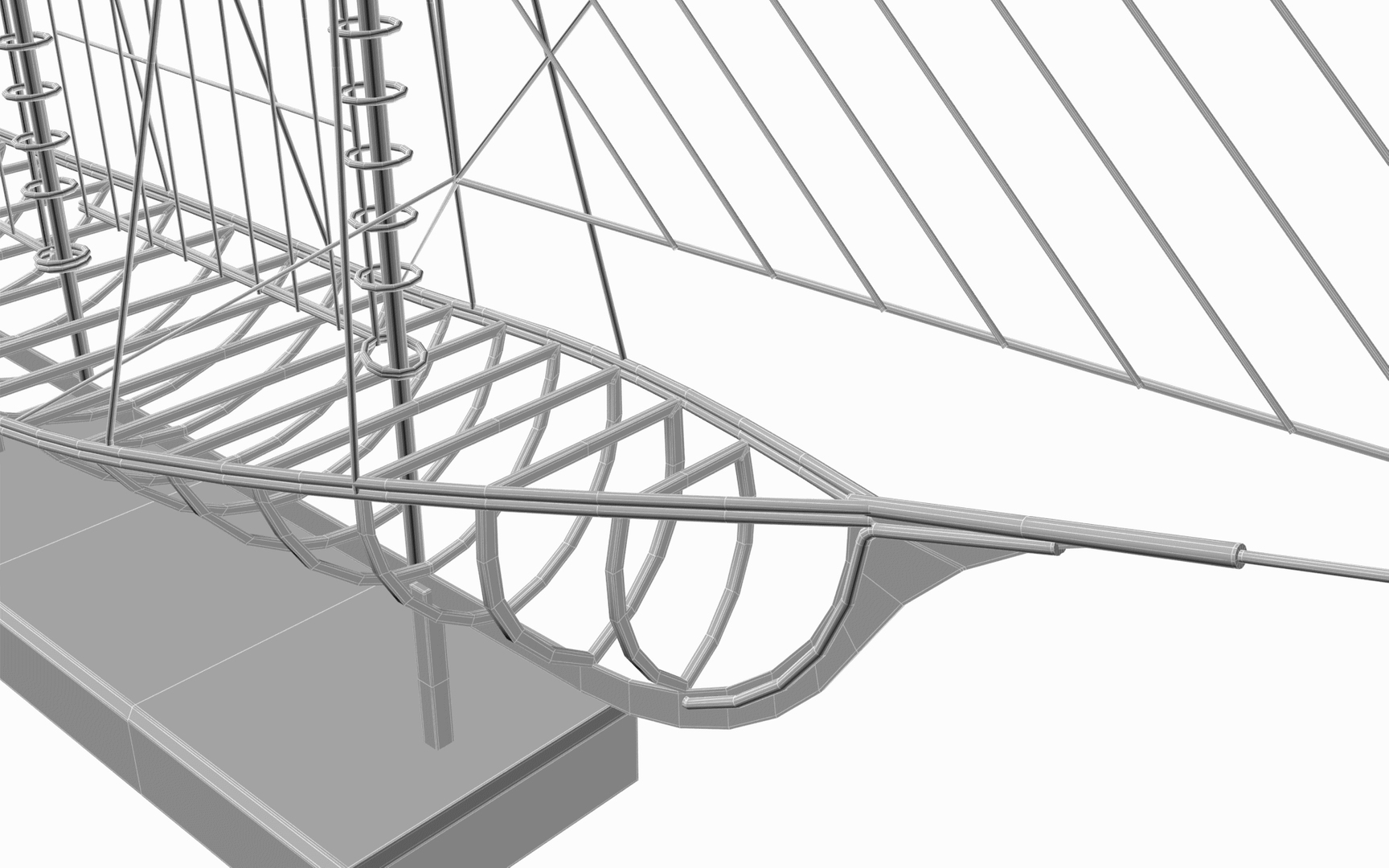 Boat Wire Sculpture 3D TurboSquid 1834859