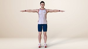Gym Athlete Couple Pack 02
