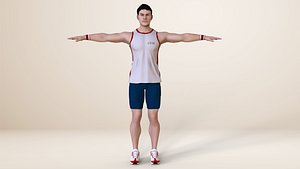 Gym Athlete Couple Pack 02