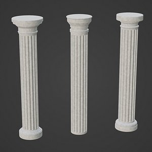 Greek and Roman Columns 3D