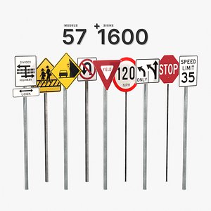 Road Signs Pack - Complete Library