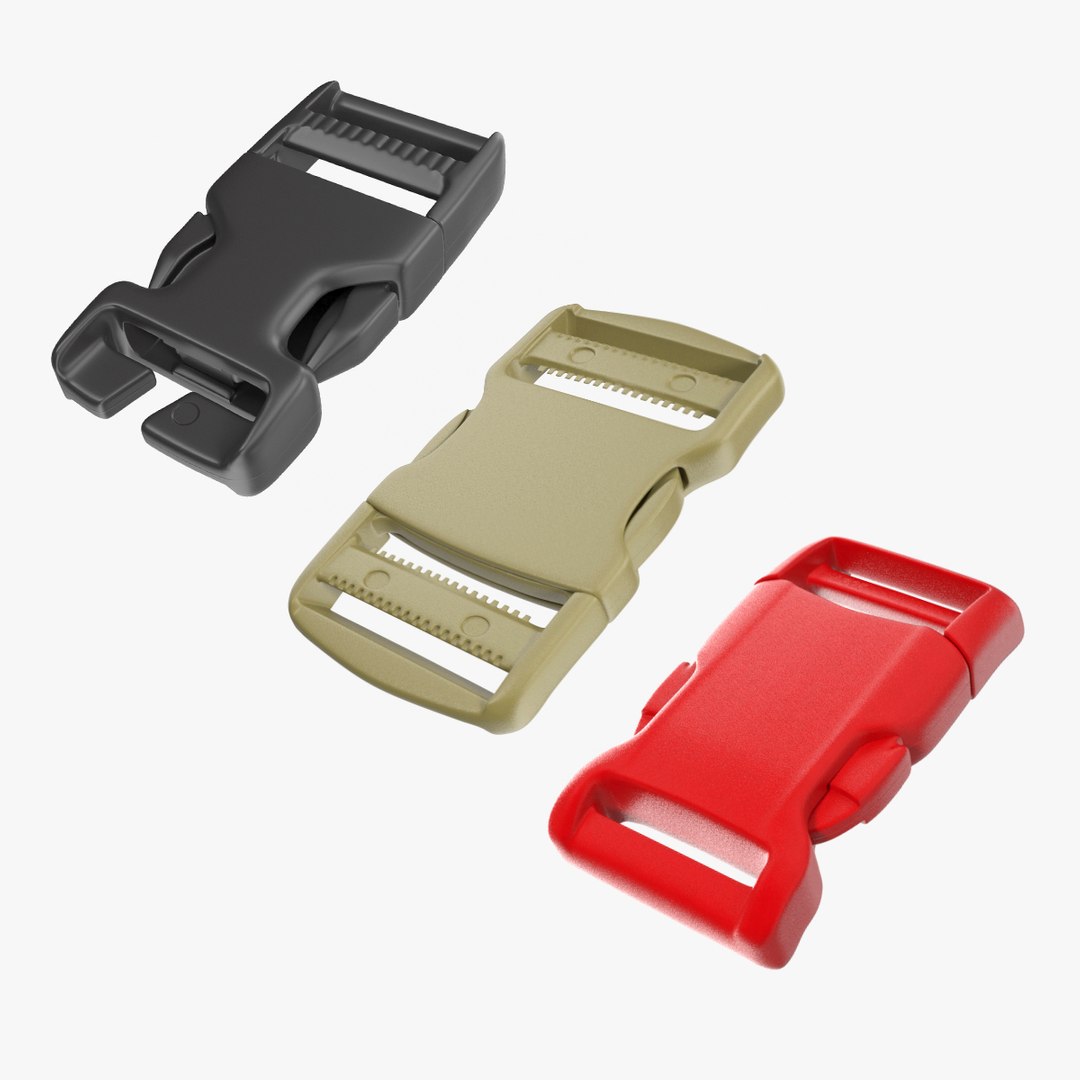 Buckles Collection 3D model preview