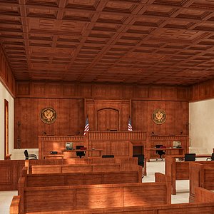 3D model Court Room