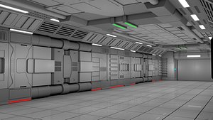Sci Fi Room 3D model