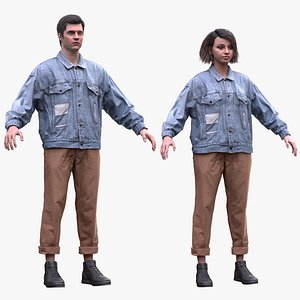 Man and Woman in Casual Outfit 4