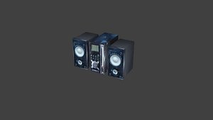 CDstereoSystem 3D model