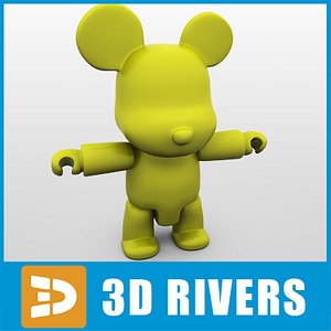 vinyl bear 3d model