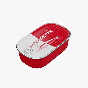 Sardines Can Closed 3D