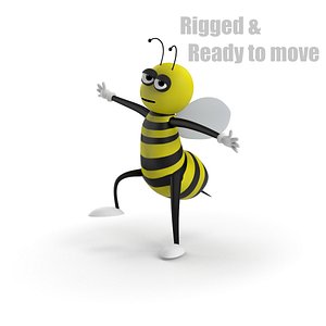 Cartoon Bee - RIGGED