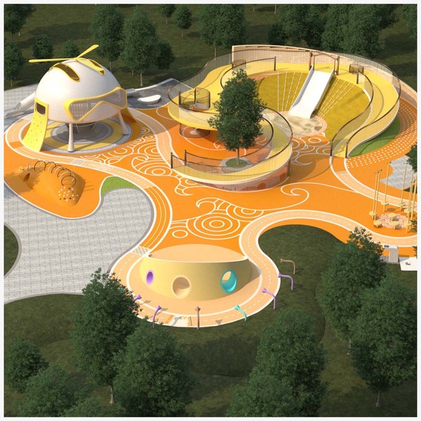modelo 3d Parque infantil parque infantil 2 - TurboSquid 2171266