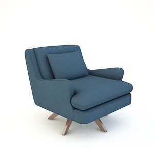 venetian lounge chair - 3D model