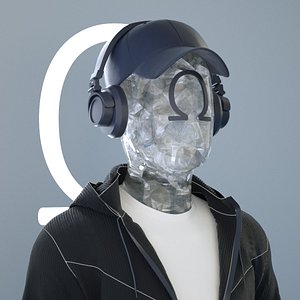 Crystal Male NFT Avatar Crystalline Crystals Alien Energy Elemental Sci-Fi Tech Metaverse Secondary 3D model