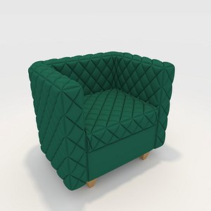 Sofa 1 Seater 9 3D model