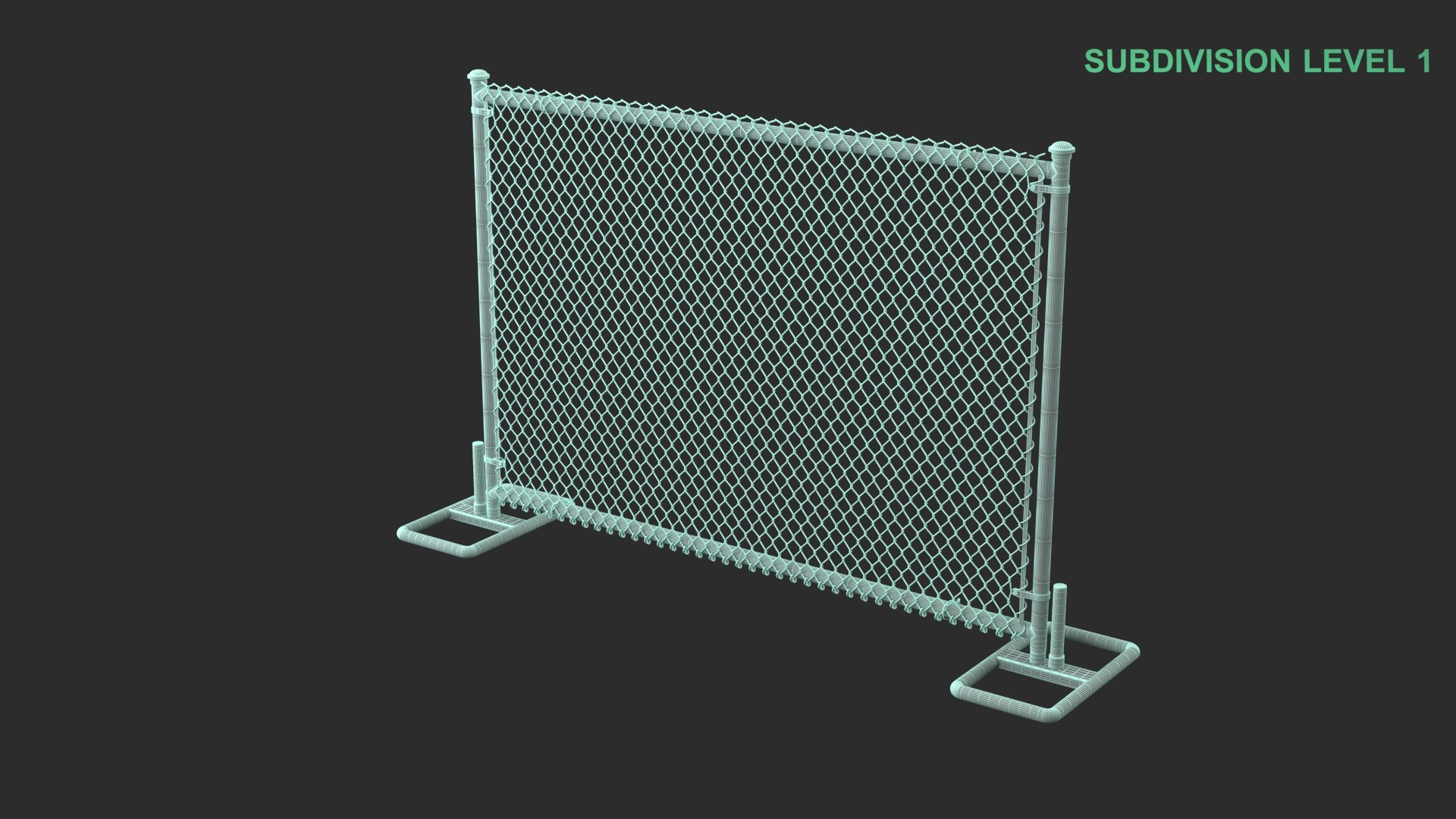 Fence Segment model https://p.turbosquid.com/ts-thumb/F0/sH1Xdx/RO/wireframe_0004/jpg/1733297581/1920x1080/fit_q87/5d1bf440e986e743ead44fae22ab55aa713207e8/wireframe_0004.jpg