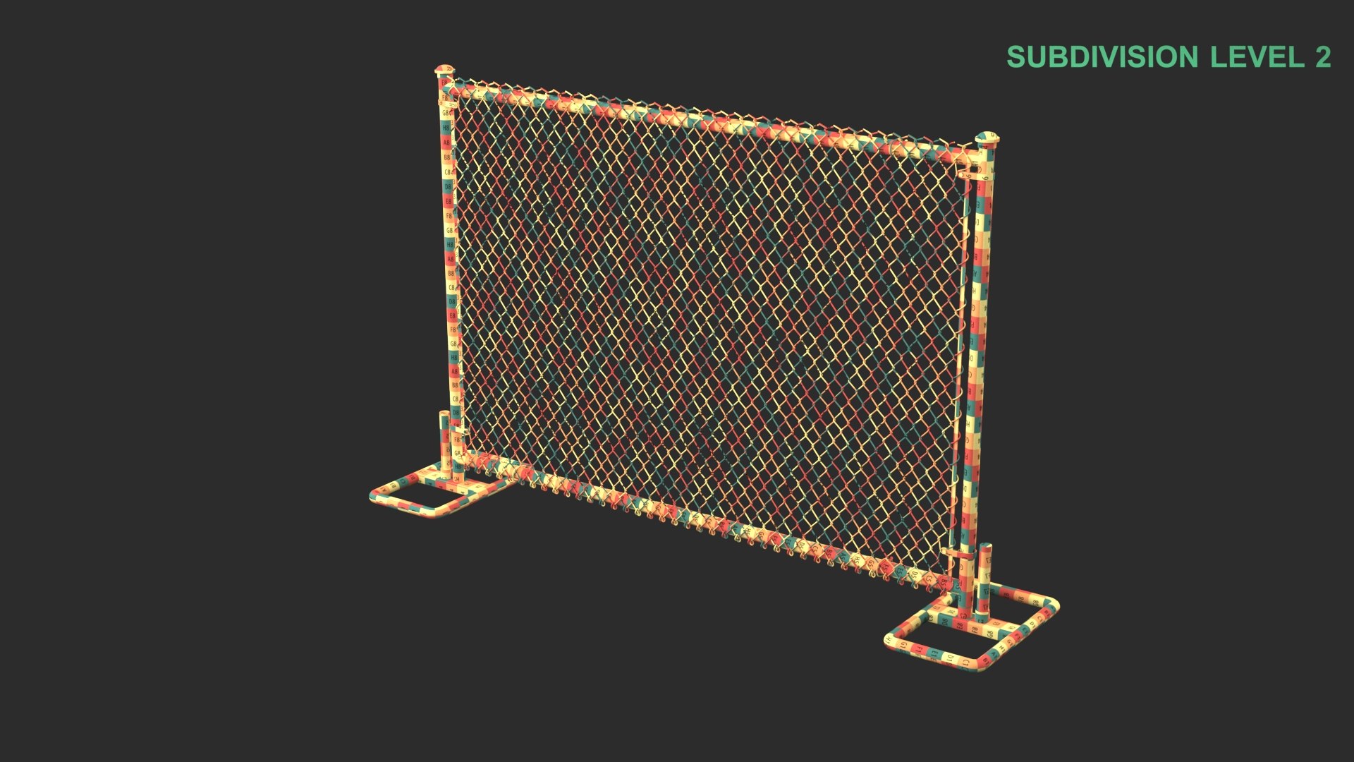 Fence Segment model https://p.turbosquid.com/ts-thumb/F0/sH1Xdx/rJ/wireframe_0000/jpg/1733297580/1920x1080/fit_q87/bf57bcb18d19ed478baa7202d259615cfc4ecb24/wireframe_0000.jpg