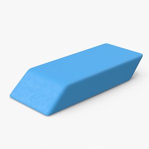 Blue Eraser 3D model