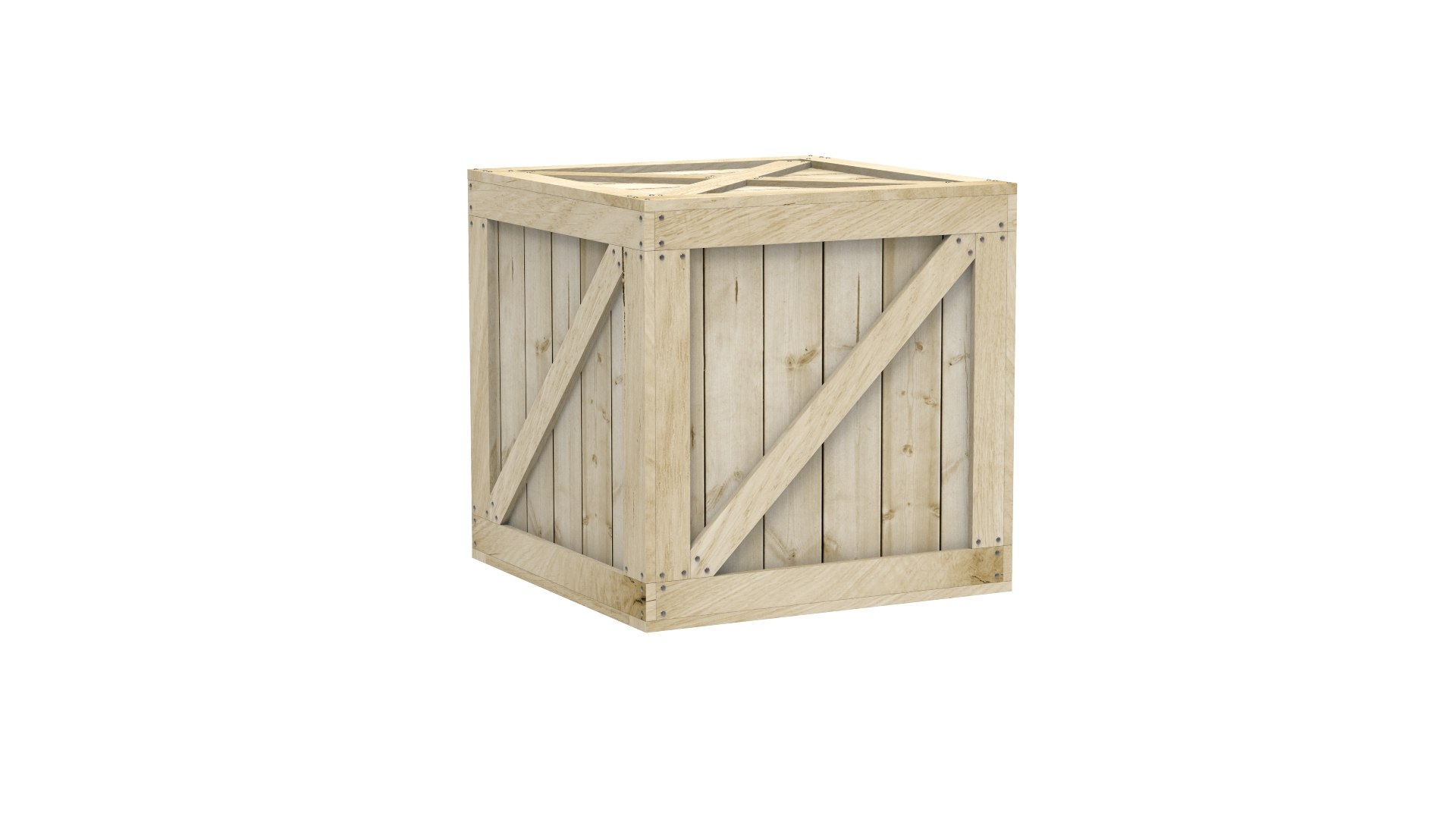 Wooden Crate 3D Model - TurboSquid 1603511