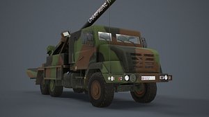 3D Caesar Artillery model