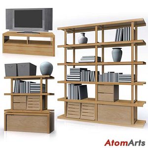 3ds max ikea norrebo living room