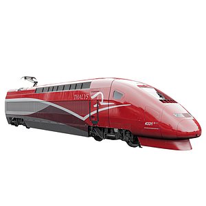 3D TGV PBKA  THALYS-HEAD model