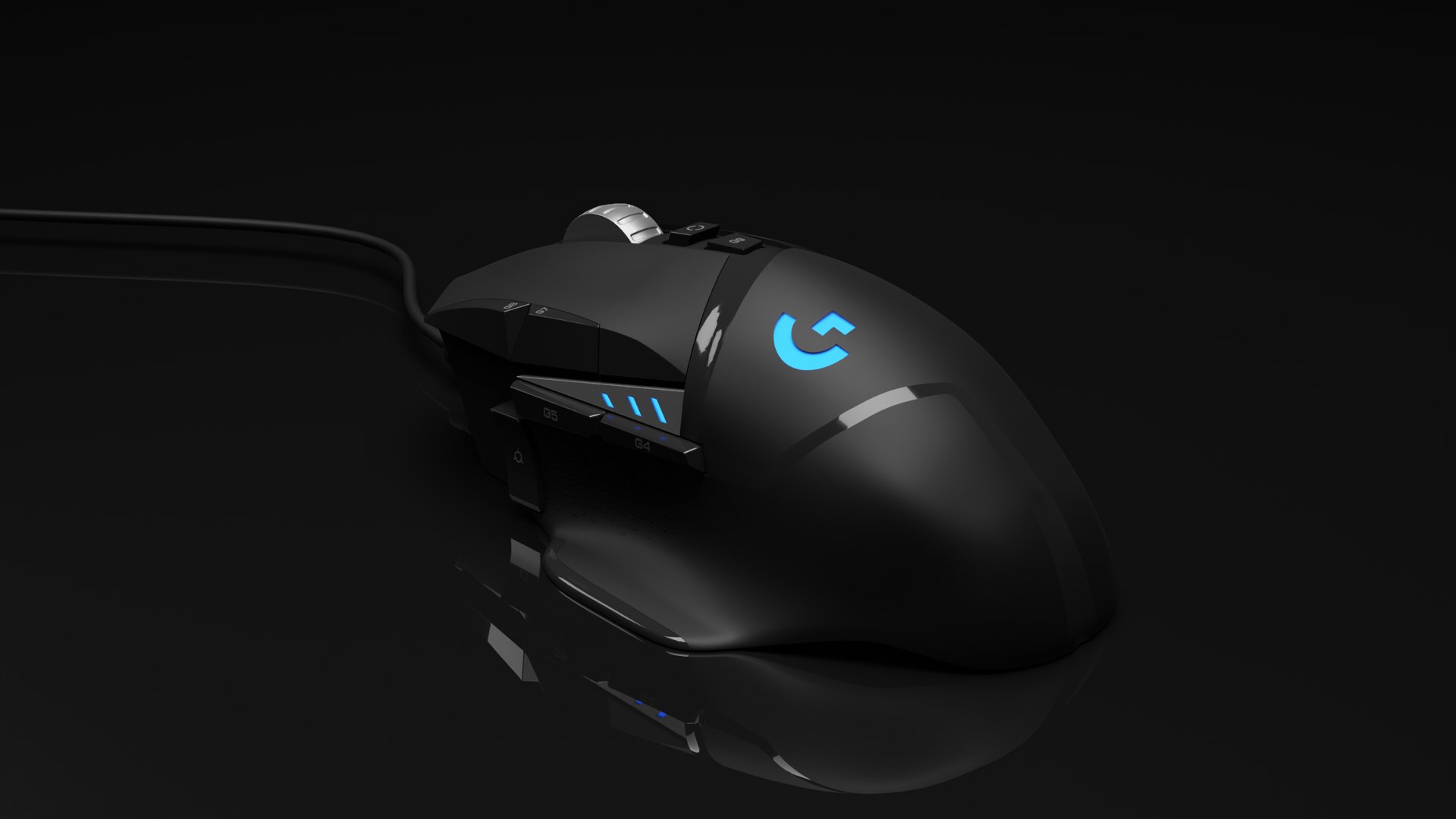 Logitech G502 Mouse Model TurboSquid 2088042