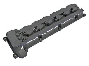 3D engine valve cover model