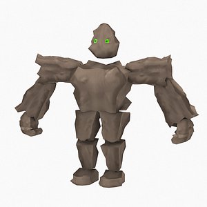 Cartoon golem