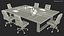 Airy Meeting Room with Furniture