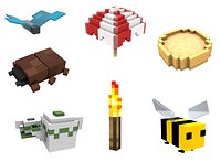 Minecraft Dig build life pack models and rigs