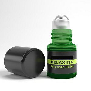 3D model Roll on Antiperspirant Deodorant Glass Bottle