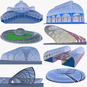 Glass buildings bundle