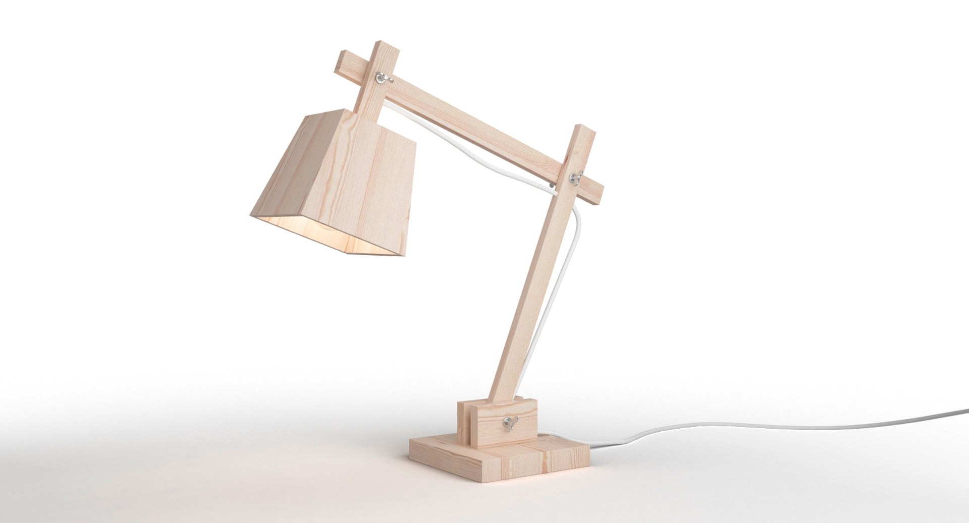 3ds Muuto Wood Lamp