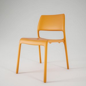contemporary meeting dining chair 3d obj