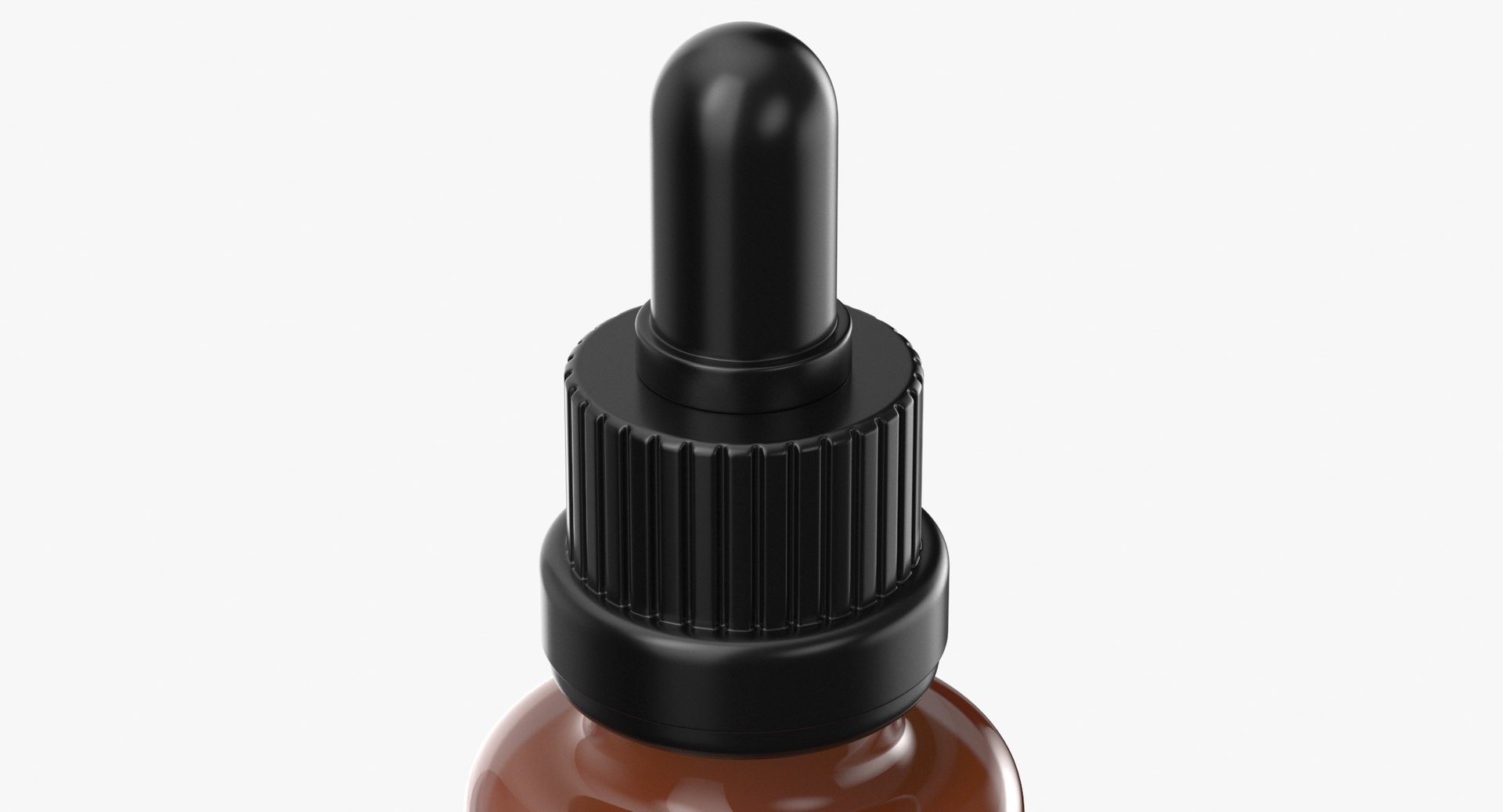 3D Amber Bottle Container Part 02 Type 05 Basic Poses Blank And Generic ...