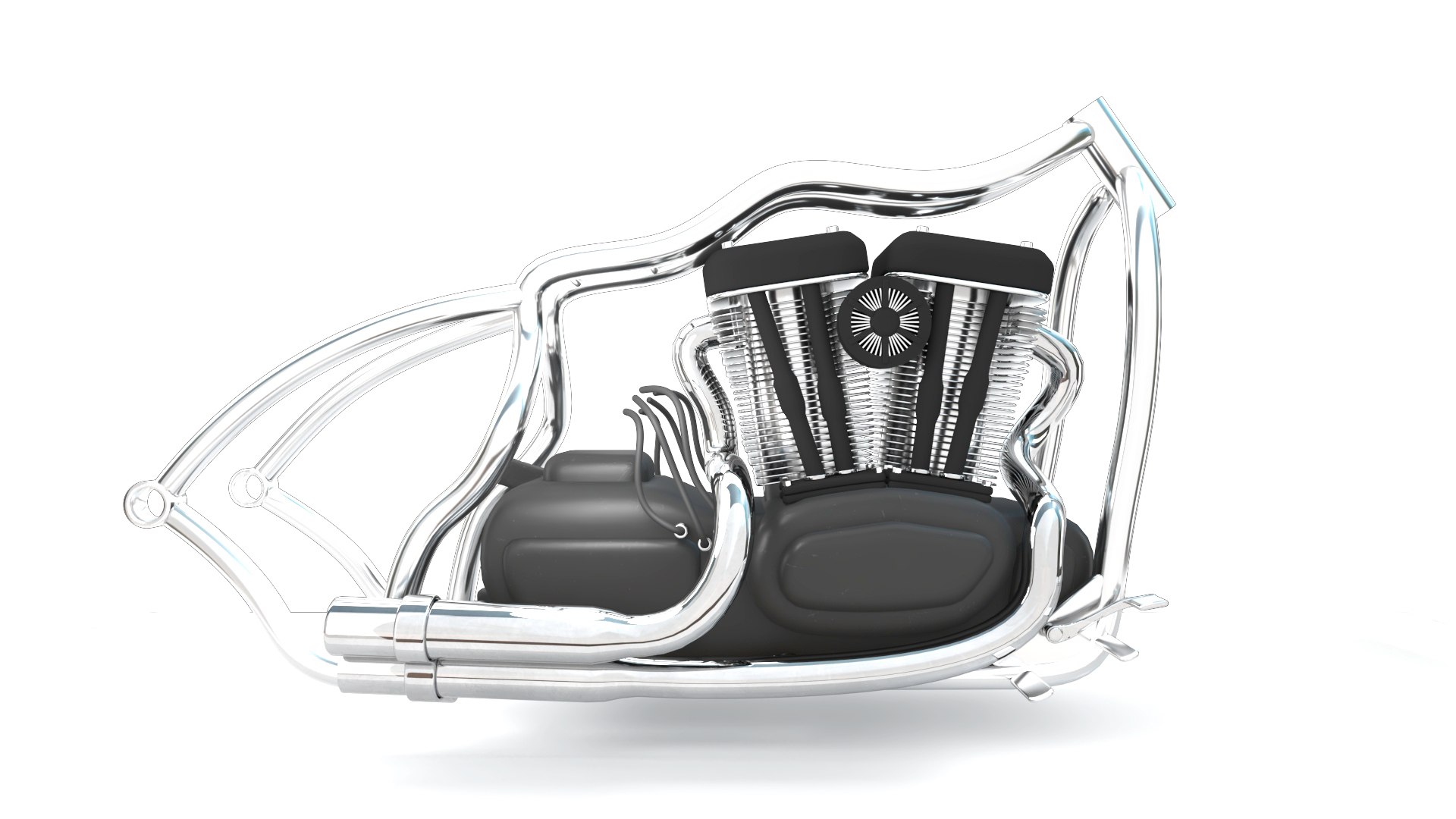 3D Motorcycle Base 5 - TurboSquid 2365386