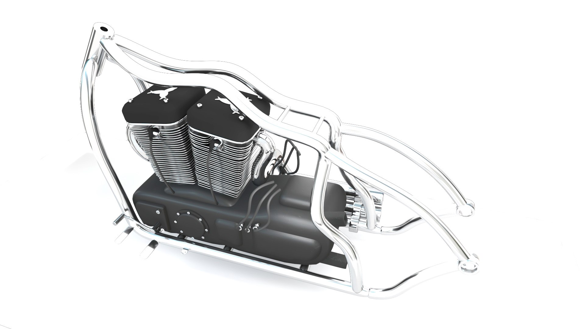 3D Motorcycle Base 5 - TurboSquid 2365386