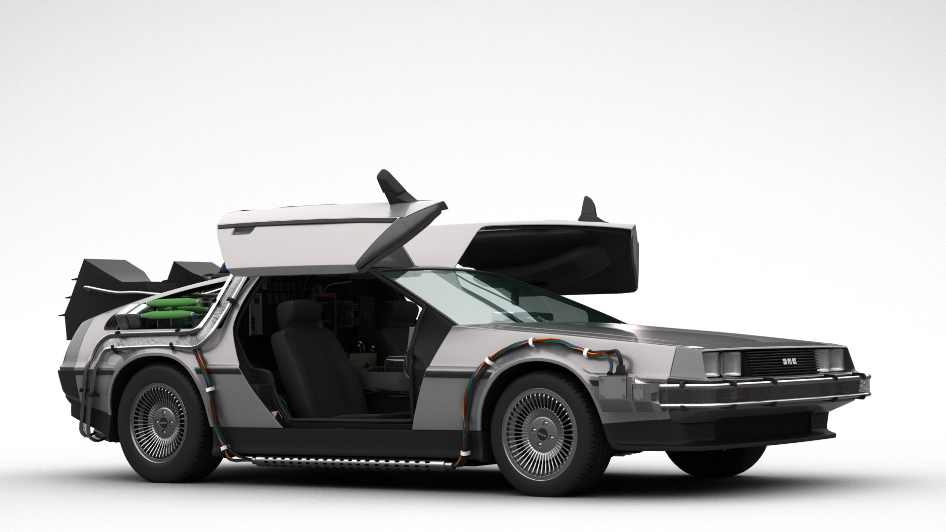 Delorean Time Machine Episode 1 3D - TurboSquid 2011665