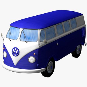 vw volkswagen t1 type 2 3D model