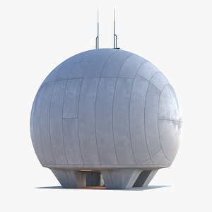 3D Futuristic Building 122